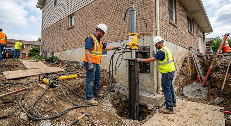 Settling Foundation Service in Horsham, PA