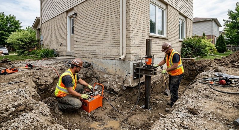 Sinking Foundation Lifting in Phoenixville, PA