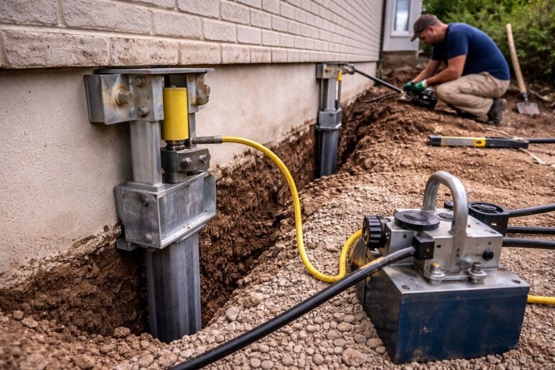 Sinking Foundation Repair in Ardmore, PA
