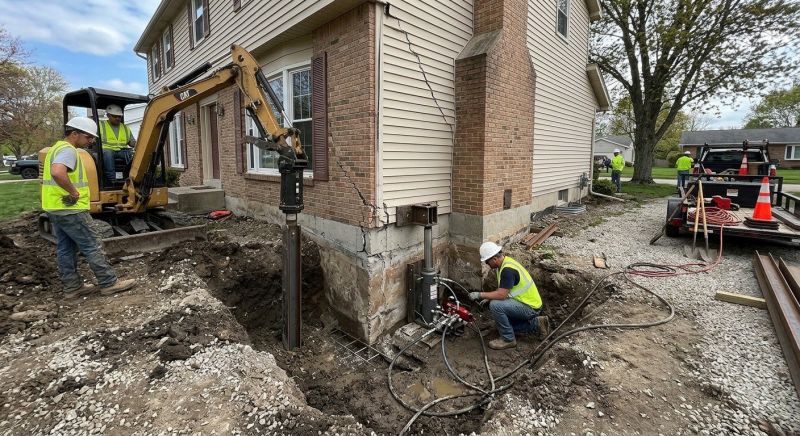 Sinking Foundation Repair in Wayne, PA