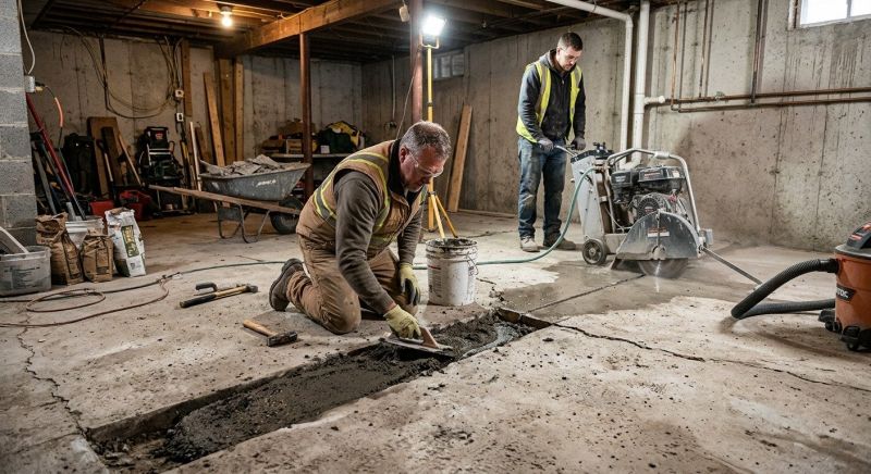 Slab Foundation Repair in Phoenixville, PA