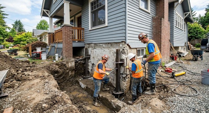 Structural Foundation Repair in Exton, PA
