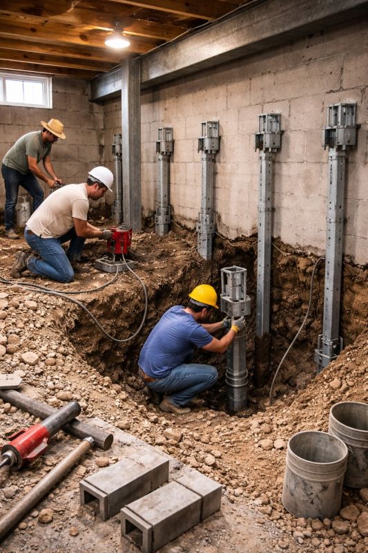 Structural Underpinning in Phoenixville, PA