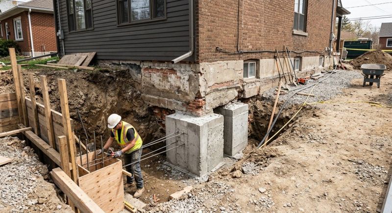 Structural Underpinning in Phoenixville, PA