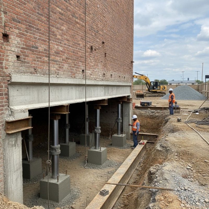 Structural Underpinning in Phoenixville, PA